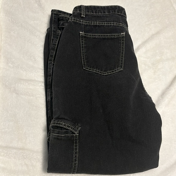 Cargo jeans, white stitching - Picture 5 of 6